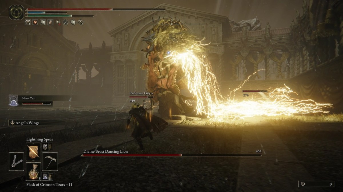 Elden Ring Divine Beast Dancing Lion Lightning
