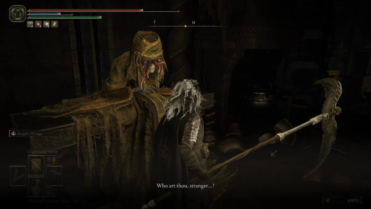 How To Talk To Hornsent Grandam In Elden Ring Shadow Of The Erdtree