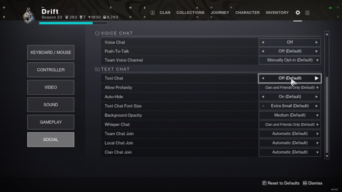 Destiny 2 players might want to turn in-game chat off to avoid spoilers before The Final Shape